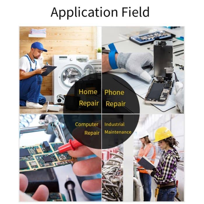 BSIDE ADM66 Handheld Household 6000 Count AC / DC-Stromspannungskondensator Automatikbereichsmultimeter mit LCD-Hintergrundbeleuchtung und Kartensteckplatzfunktion – Bild 14