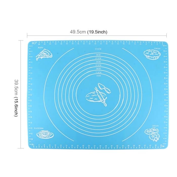 2 PCS Mehrzweckbacken Notwendiges Silikon Kneten Teigpad / Mehlpad / Wärmeisolierung Mahlzeit Pad Zufällige Farbabgabe – Bild 3