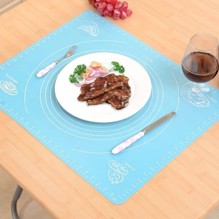2 PCS Mehrzweckbacken Notwendiges Silikon Kneten Teigpad / Mehlpad / Wärmeisolierung Mahlzeit Pad Zufällige Farbabgabe – Bild 9