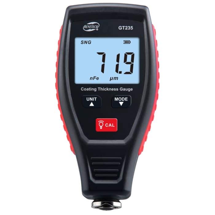 Benetech GT235 Eisen-Aluminium-Zweizweck-Farbfilm-Beschichtungsdickenmessgerät – Bild 1