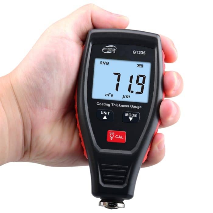 Benetech GT235 Eisen-Aluminium-Zweizweck-Farbfilm-Beschichtungsdickenmessgerät – Bild 5