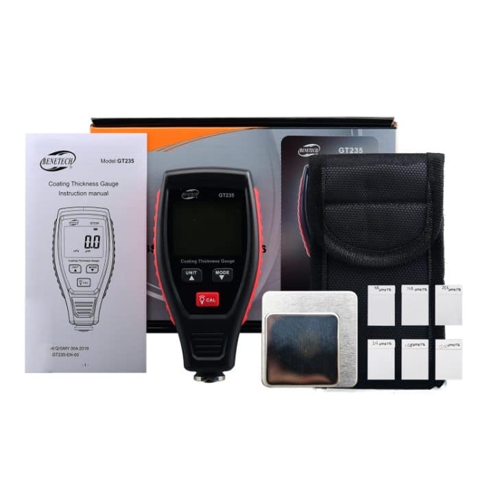 Benetech GT235 Eisen-Aluminium-Zweizweck-Farbfilm-Beschichtungsdickenmessgerät – Bild 6