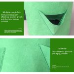 3 Taschen, 18 l/5 Gallonen, Vlies-Erdbeer-Pflanzbeutel aus Filz, Größe: 23 x 28 cm, Size: 23X28cm – Bild 4