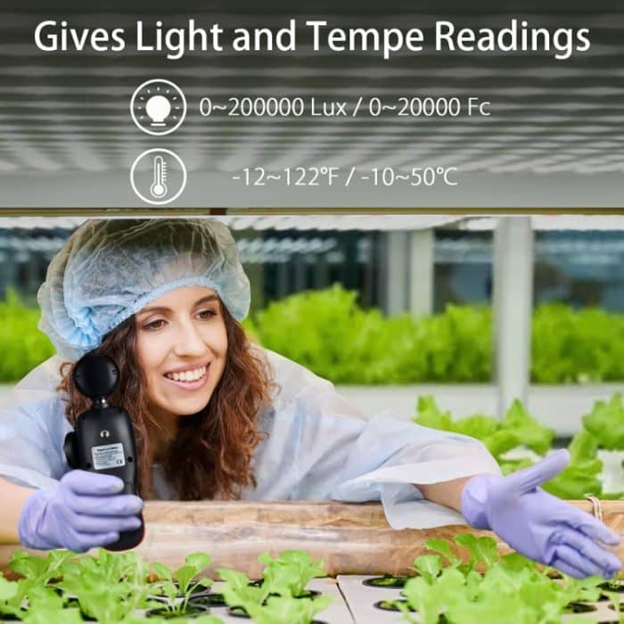 Wintact WT81 Digitales Licht-Lux-Messgerät für Fabrik/Schule/Haus, verschiedene Anlässe, Bereich: 0–200.000 Lux – Bild 8