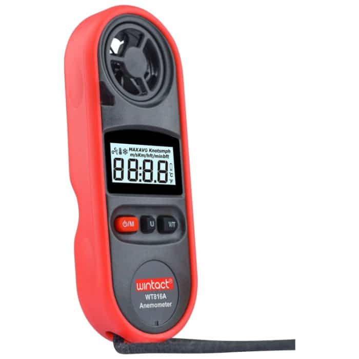 WTINTACT WT816A Digitales elektronisches Thermometer-Anemometer – Bild 2