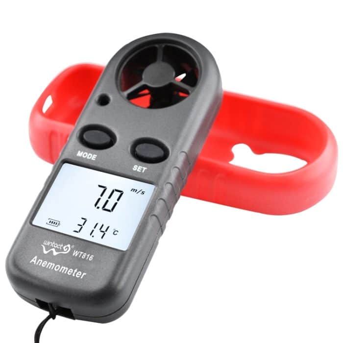 WTINTACT WT816 Digitales elektronisches Thermometer-Anemometer – Bild 2