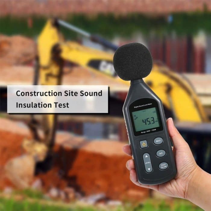 WintAct WT1357 Digital Sound Level Meter, Reichweite: 30 dB ~ 130db – Bild 7