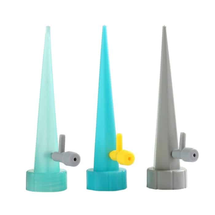 12 PCS Einstellventil Automatische Bewässerungsvorrichtung Wassersickervorrichtung, zufällige Farbabgabe – Bild 2