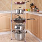 Multifunktions-Küchentopfhalter Fünfschichtiger Wok-Suppentopf Edelstahl-Topfhalter
