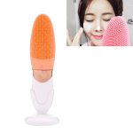 CNaier AE-618 Batteriebetriebener elektrischer Gesichtsreiniger mit Silikon-Akustikwelle für die Gesichtshautpflege, AE-618(Orange), AE-618(Pink), AE-618(Green), AE-618(Blue)