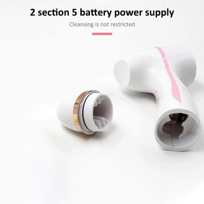 CNaier AE-868 Batteriebetriebener elektrischer Gesichtsreiniger mit Silikon-Ultraschallvibration für die Gesichtshautpflege, AE-868(Pink), AE-868(Blue) – Bild 9