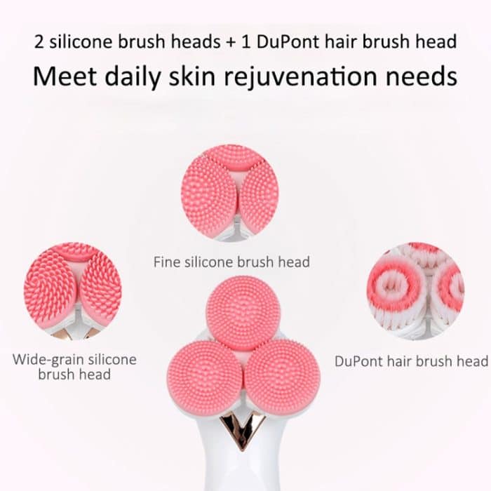 CNaier AE-878 USB-Lade-Silikon-Gesichtspflege, elektrischer Gesichtsreiniger, AE-878(Pink), AE-878(Blue) – Bild 4