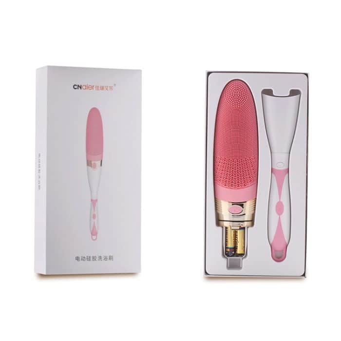 CNaier AE-8381 Wasserdichte Vibrations-Silikon-Elektromassagebad-Körperbürste für den Haushalt – Bild 3