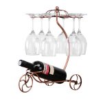 Dining Bar Weinkabinett Mode Kreative Schmiedeeisen Dekorationen Sechs Weingläser Rack Weinregal – Bild 2