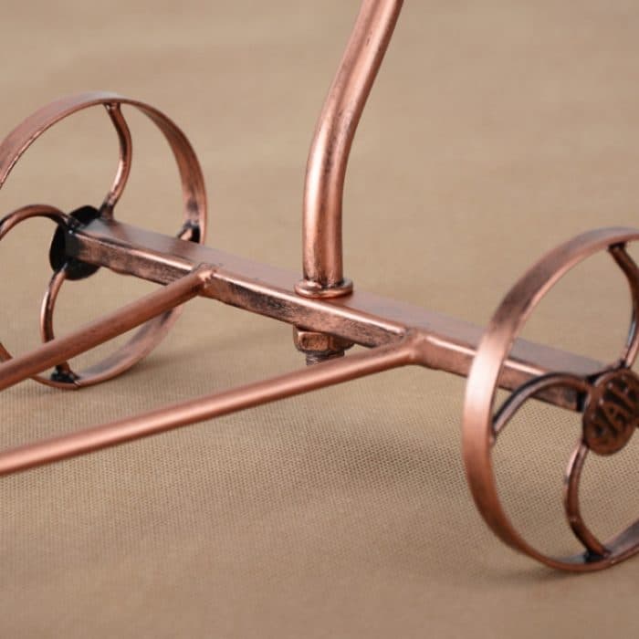 Dining Bar Weinkabinett Mode Kreative Schmiedeeisen Dekorationen Sechs Weingläser Rack Weinregal – Bild 4