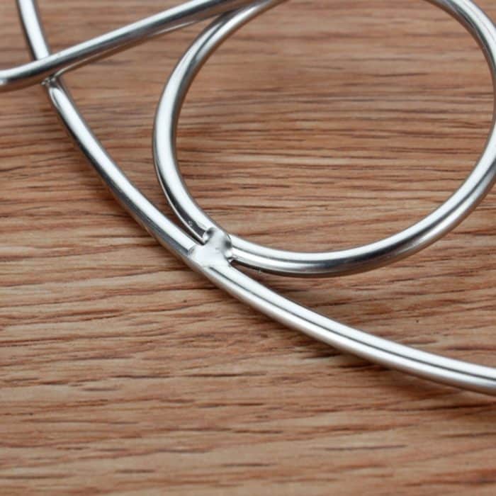 Dampfgarer Korb Ei Gemüse Gemüsedampf Untersetzer für Schnellkochtopf, Durchmesser: 17,5 cm, Höhe: 5,5 cm – Bild 4