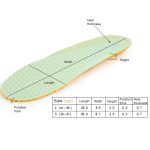 1 Paar Sport-Stoßdämpfung, atmungsaktiv, weich, dick, schweißabsorbierend, Einlegesohlen für Männer/Frauen, Größe: L (41–46 Yards), Size: L(41-46 Yards) – Bild 8