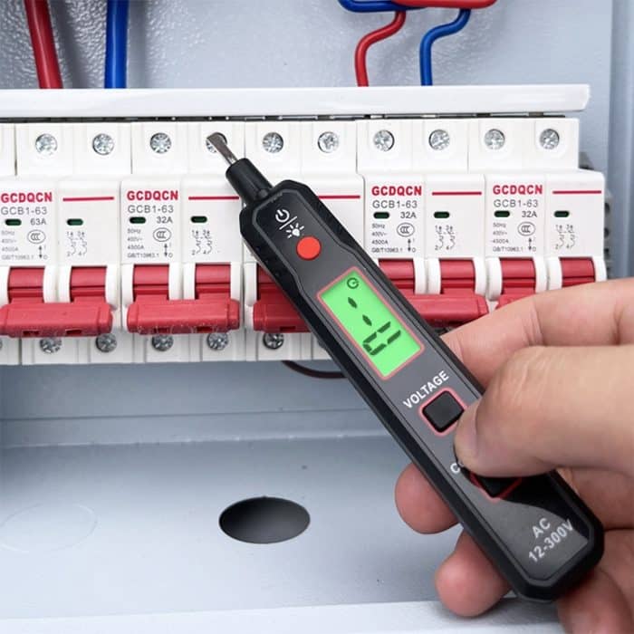 HABOTESA HT89 Kontakttyp Hochempfindlicher LCD-Digitalanzeige-Ton- und Lichtalarm-Teststift – Bild 8