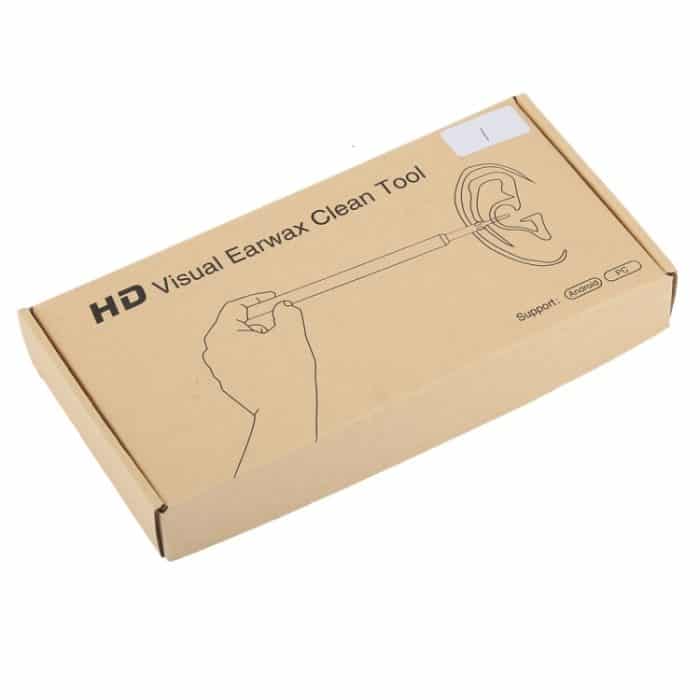 i96 3-in-1-USB-Ohrfernrohr-Inspektion, HD-0,3-MP-Kamera, visueller Ohrlöffel für OTG-Android-Telefone, PC und MacBook, 1,85 m langes Kabel, 3 in 1 Black  0.3MP – Bild 4