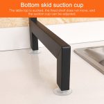 92 cm Edelstahl-Küchenschüssel, Teller, Obstkorb, Messer, Hackklotz, Essstäbchen, Abtropfgestell, Aufbewahrungshalter, Deluxe-Version, 92cm Deluxe Version (Black) – Bild 3