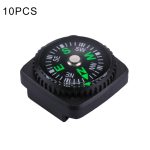 10 PCS 20mm Outdoor Sport Camping Wandern Zeiger Guider Kunststoff Kompass Wanderer Navigation, zufällige Farblieferung