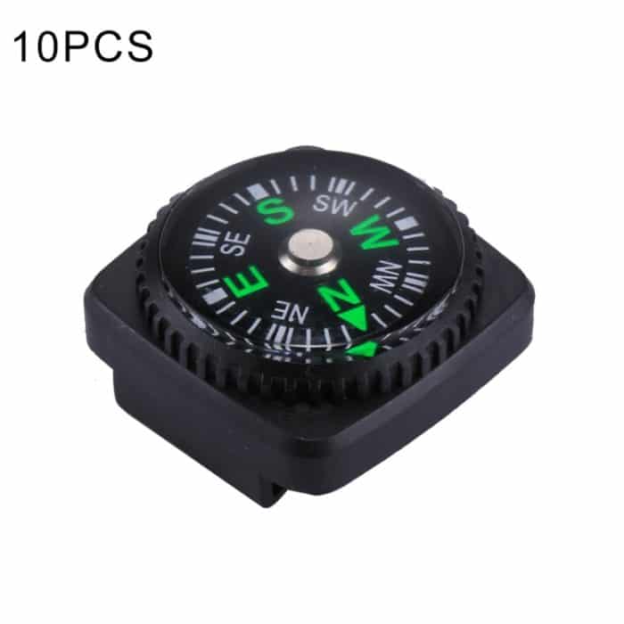 HC6142.jpg 10 PCS 20mm Outdoor Sport Camping Wandern Zeiger Guider Kunststoff Kompass Wanderer Navigation, zufällige Farblieferung – Bild 1