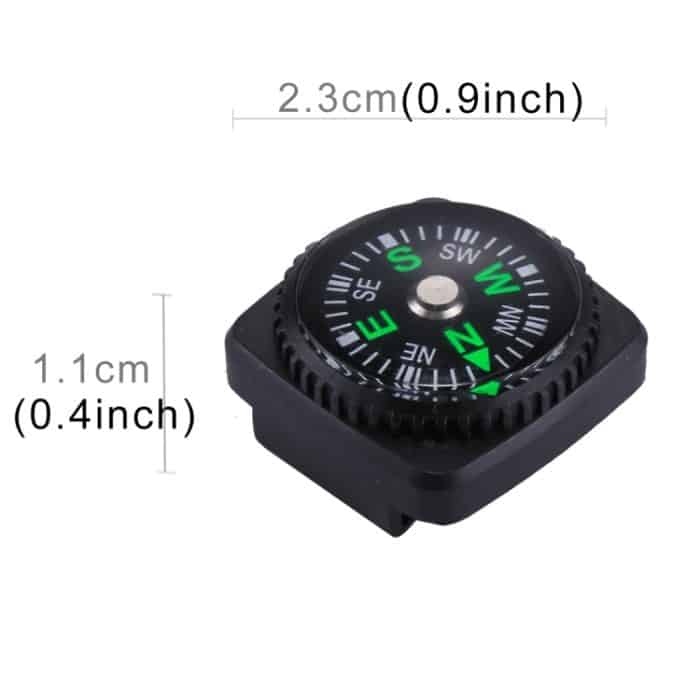 10 PCS 20mm Outdoor Sport Camping Wandern Zeiger Guider Kunststoff Kompass Wanderer Navigation, zufällige Farblieferung – Bild 4