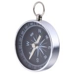 10 PCS Outdoor Sport Camping Wandern Zeiger Guider Aluminiumlegierung Kompass Wanderer Navigation mit Schlüsselbund, zufällige Farblieferung – Bild 2