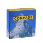 Tragbare Messing Tasche Camping Wandern Golden Luminous Display Kompass Navigation Outdoor-Aktivitäten Pointing Guide – Bild 5