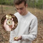 Tragbare Messing Tasche Camping Wandern Golden Luminous Display Kompass Navigation Outdoor-Aktivitäten Pointing Guide – Bild 7