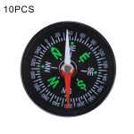 10 PCS 40mm Outdoor Sport Camping Wandern Zeiger Guider Kunststoff Kompass Wanderer Navigation, zufällige Farblieferung