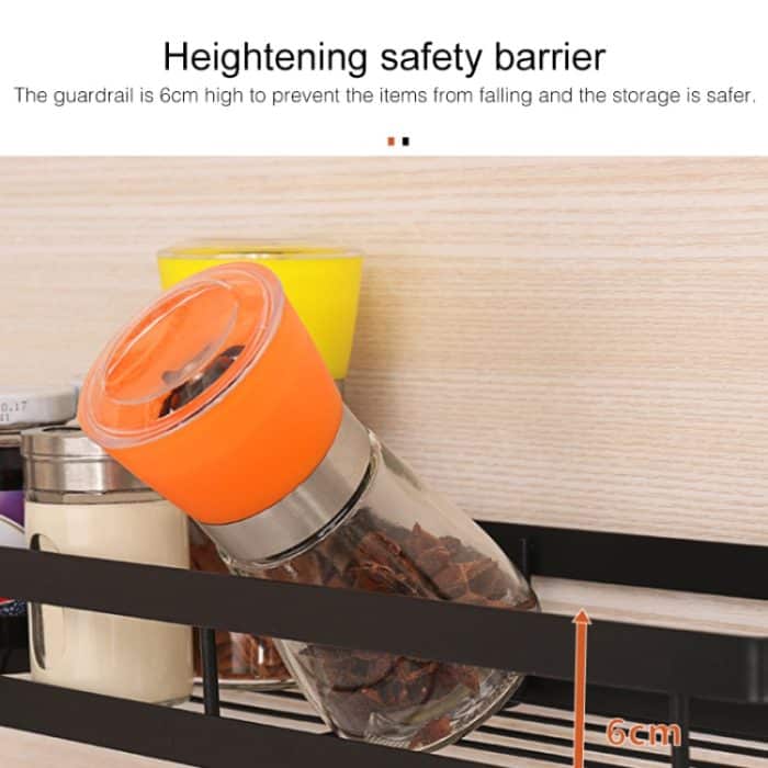 Wandmontiertes Küchenregal aus Edelstahl zum Aufhängen von Kinfe-Essstäbchen-Kanisterhalter, Kinfe Chopsticks Canister Holder – Bild 7