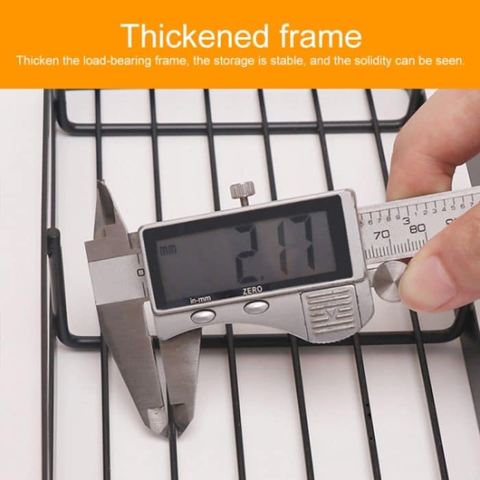 50 cm großes, stanzfreies Wandregal für Gewürze in der Küche, 50cm – Bild 6