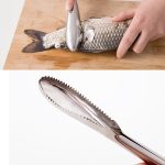 Küche Essential Edelstahl Bidirektional Sägezahn Fischschaber Fischschuppen Hobelmesser – Bild 5