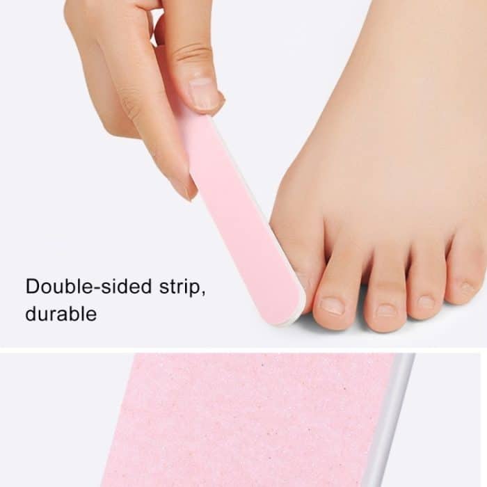 8 in 1 Dead Hard Skin Kallusentferner Schaber Pediküre Raspel Werkzeuge Tragbares Nagelhautschieber Nagel Fußpflege Werkzeug – Bild 5