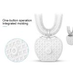 Weiß 3 Reinigungsmodi Elektrisches automatisches Schönheitszahninstrument aus Silikon – Bild 3