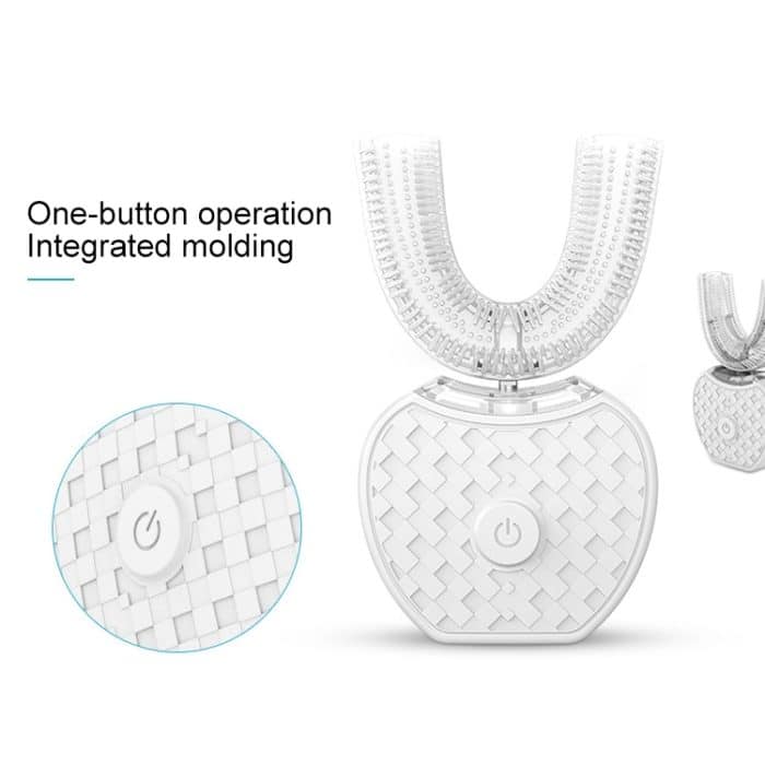 Weiß 3 Reinigungsmodi Elektrisches automatisches Schönheitszahninstrument aus Silikon – Bild 3