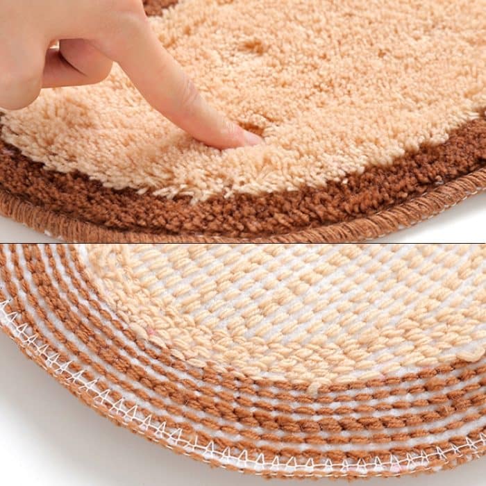 1390 Fußförmige, rutschfeste, zottelige, weiche Wasseraufnahme-Teppichmatte für Schlafzimmer und Badezimmer – Bild 4