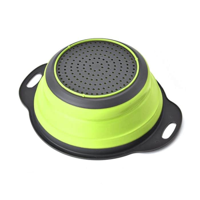 Kreativer faltbarer Aufbewahrungskorb für Gemüse und Obst, Organizer, Abflusskorb, L, Größe: 29,5 x 23,5 x 10 cm, Size: L – Bild 3