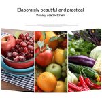 Kreativer faltbarer Aufbewahrungskorb für Gemüse und Obst, Organizer, Abflusskorb, S, Größe: 24,5 x 20 x 9 cm, Size: S – Bild 7