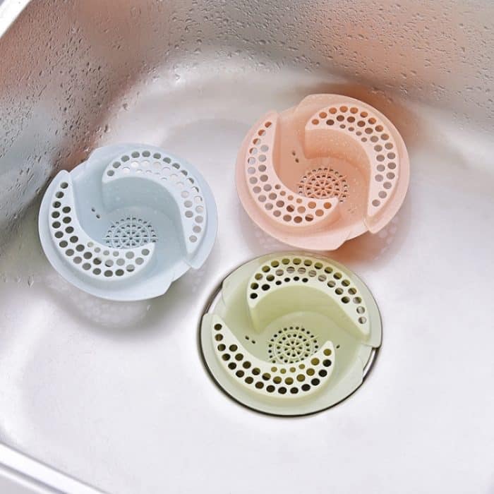 3 PCS Anti-Clogging Kitchen Sink Sieb Stopper Filter Drainers Drain Cover Boden Abfall Stopper Drain, Größe: 11 x 3,9 cm, zufällige Farblieferung – Bild 7