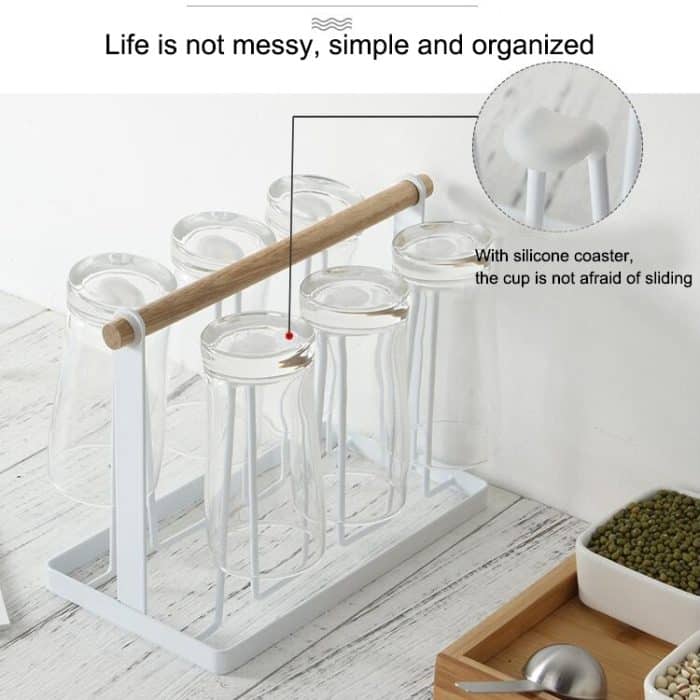 Eisen-Küchenbecherhalter-Abflussregal – Bild 8