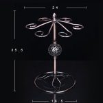 Eisen hängendes Weinglas Regal Abflussregal Perlenform Becherhalter – Bild 2