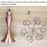 Eisen hängendes Weinglas Regal Abflussregal Diamant Form Cup Holder – Bild 3