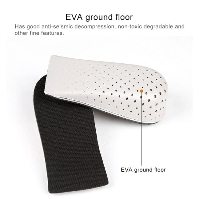 5 Paar Heels Heels Insert Schuhe Pad Polster Arch Height Erhöhen Sie die halbe Einlegesohle, Höhe: 4cm – Bild 4