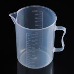 1000 ml dünner PP-Kunststoffkolben, digitaler Messbecher, Zylinderwaage, Messglas, Labor, Laborwerkzeuge, 1000ml Measuring Cup – Bild 2