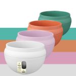 Hängende Blumentöpfe aus Kunststoff Hängende Töpfe Blumentopf mit hängender Kette, mittlere Größe: 23,2 * 15,7 cm, zufällige Farblieferung – Bild 5