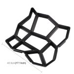 Manuelle Zementbeton Straßenform Kunststoffform DIY Gartenpflasterform – Bild 2