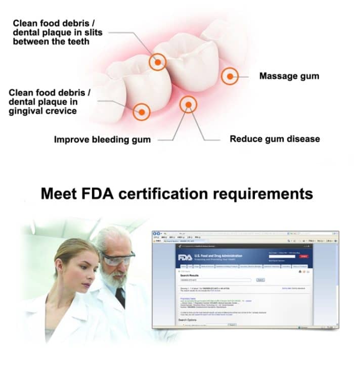 2 PCS 5901-Ersatzdüsen für Munddusche Prooral 5002 (HC7705) – Bild 6