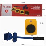 Schwere Möbel Home Trolley Lift und Move Slides Kit 4 Rollen & Furniture Lifter Mover Transport Set – Bild 4